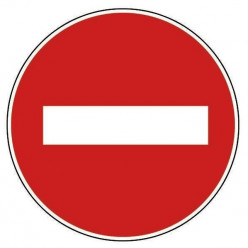 Panneaux de signalisation d'interdictions