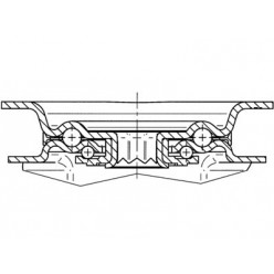 schéma roulette polyamide polyuréthane