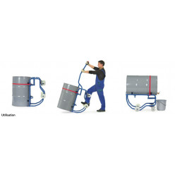 Berceau inclinable pour fûts