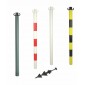 Poteau PVC de signalisation avec pointe