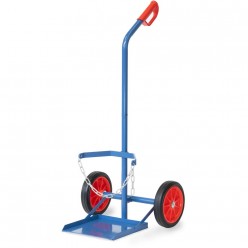 Diable porte-bouteille 1 x 11l. capacité 100 kg - Roues Caoutchouc